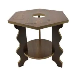 Wood Hookah Stand - Texas Hookah